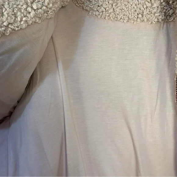 For Love and Lemons Sherpa Patchwork Color Block Full Zip Jacket - Picture 12 of 16